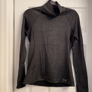 Under Armour Heat Gear Turtle Neck, Black, Sz M